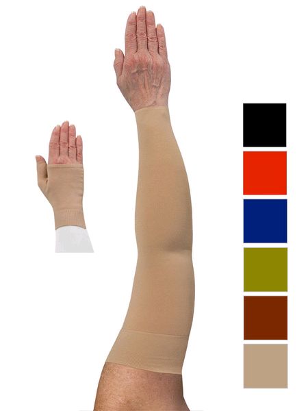 Solid Lymphoedema Sleeve and Gauntlet Set