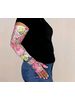 Bloomin Betty Dark Lymphoedema Sleeve and Gauntlet Set
