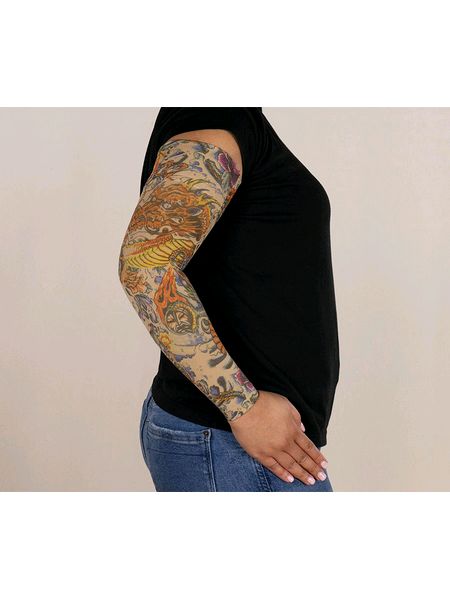 Lotus Dragon Tattoo Lymphoedema Sleeve
