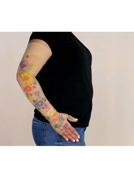 Dahlia Lymphoedema Sleeve and Gauntlet Set