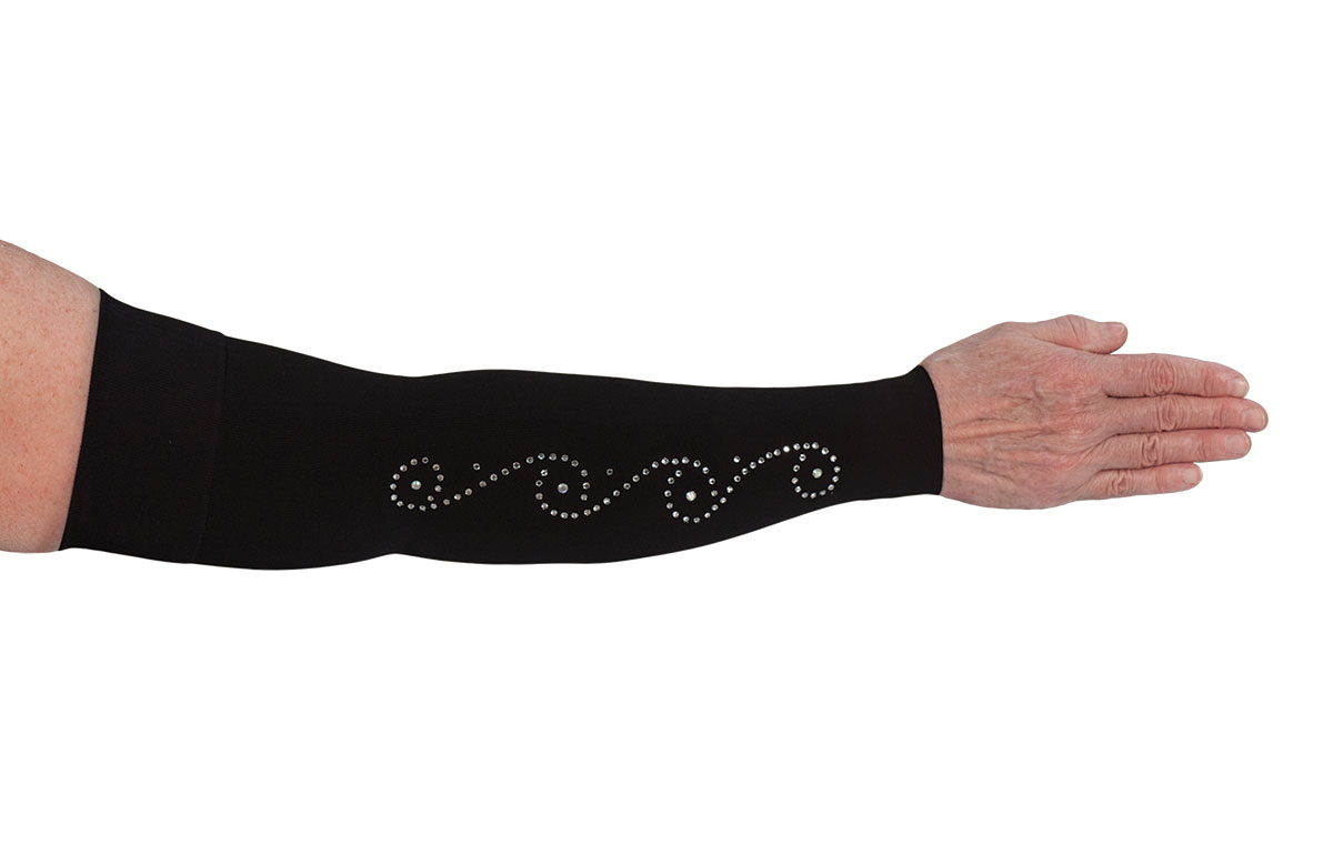 Onyx with Crystal Swirls